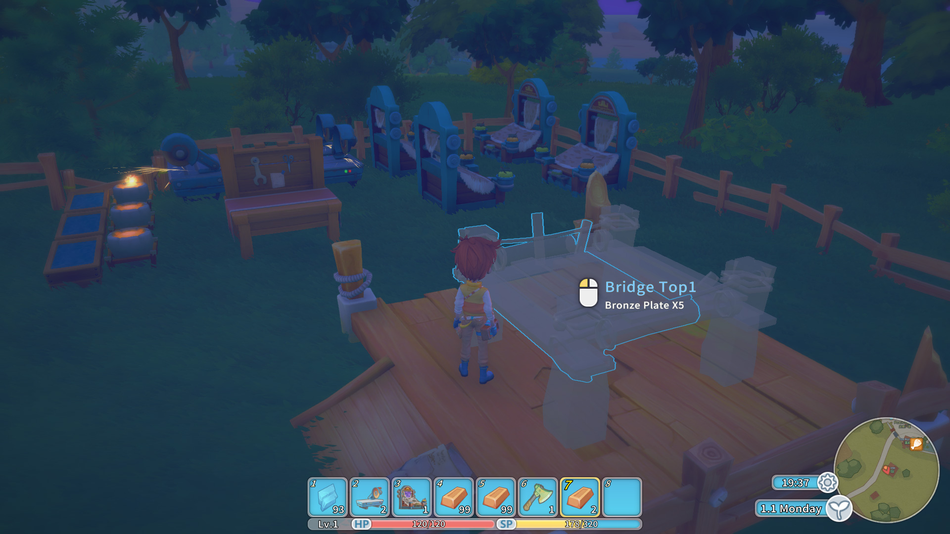 My time at portia чайный столик