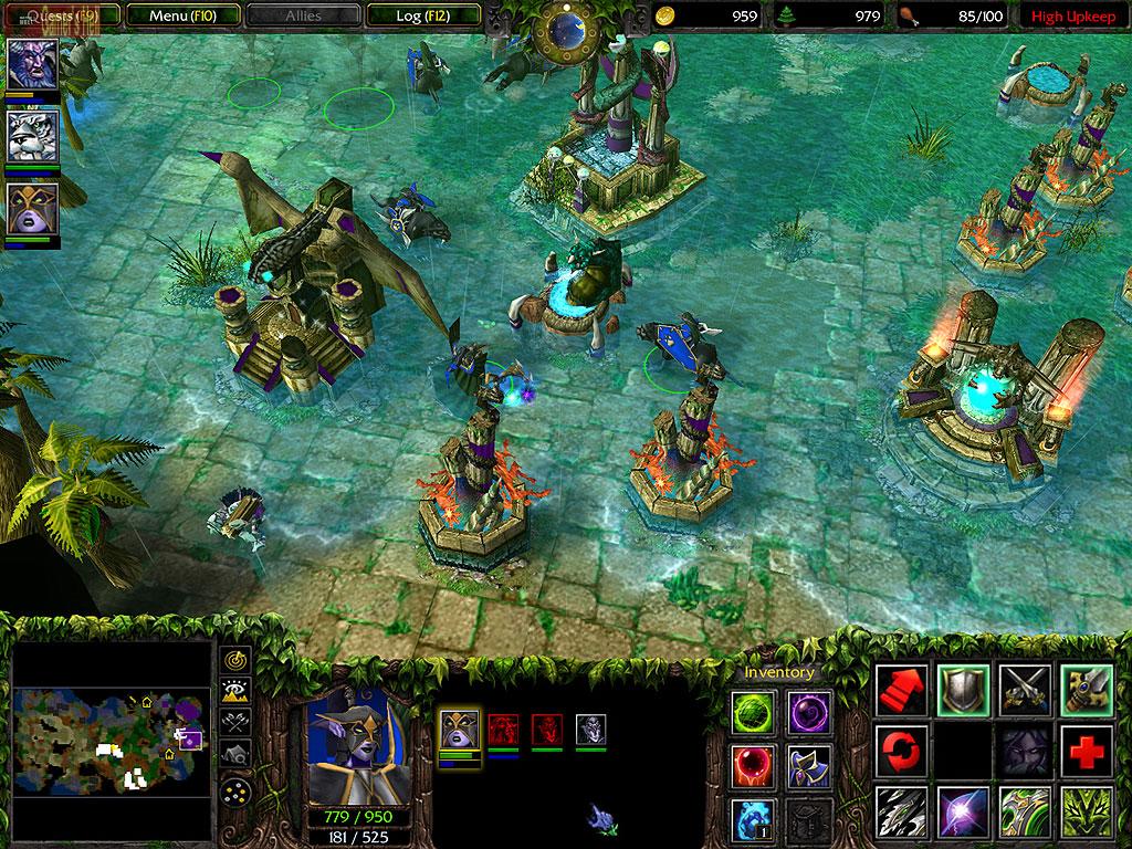 warcraft 3 frozen throne maps with dragon roost