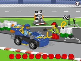 LEGO® Juniors: Natankuj závoďák